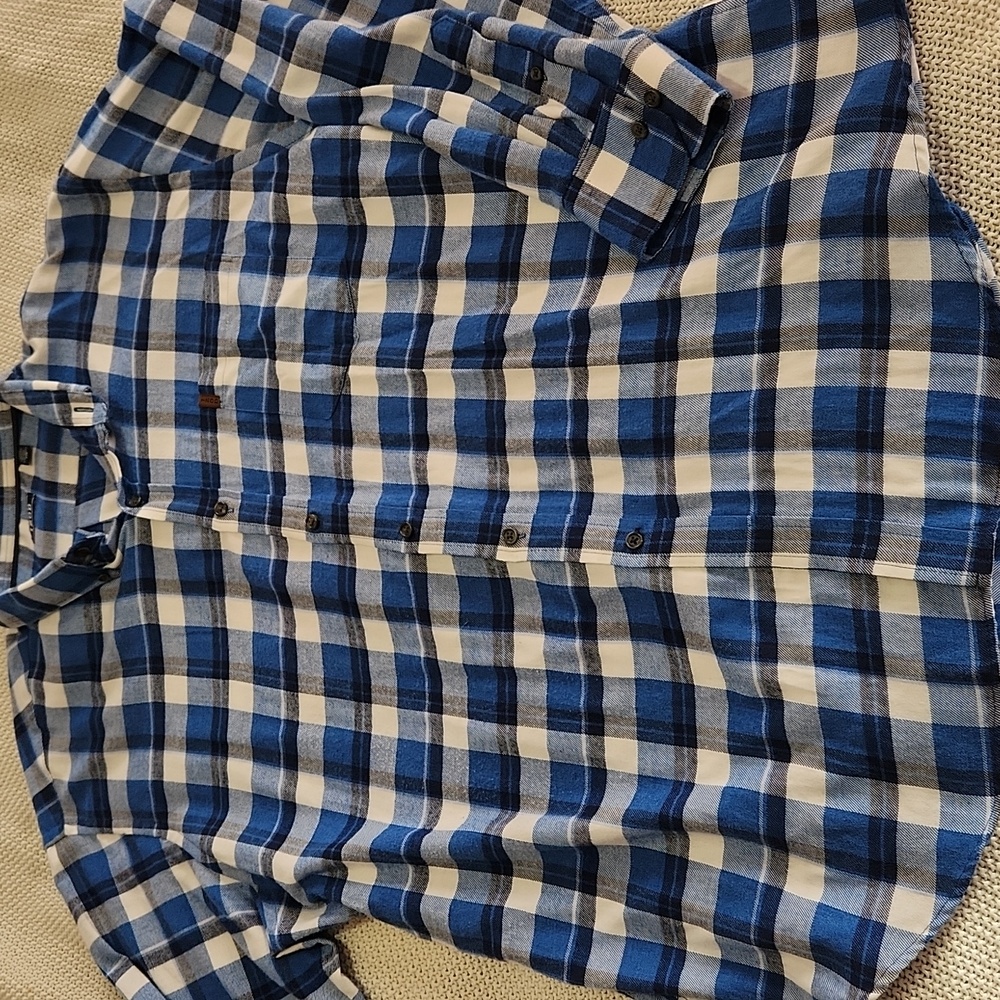 COPY - IZOD MENS FLANNEL SHIRT SZ XXL